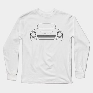 Datsun Roadster 1960s classic car black outline graphic Long Sleeve T-Shirt